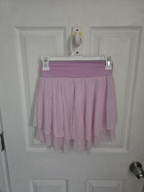 My Violet Womens Mesh Skort Pink Size XS